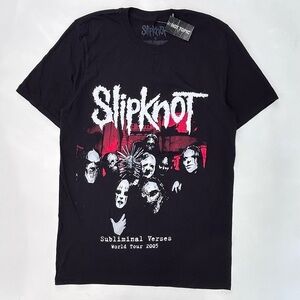 Slipknot Subliminal Verses World Tour 2005 Black Concert T Shirt Men’s Small NEW